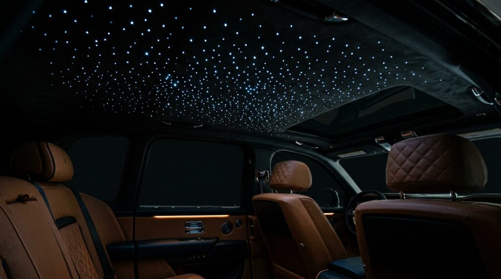 Starlight headliner installation